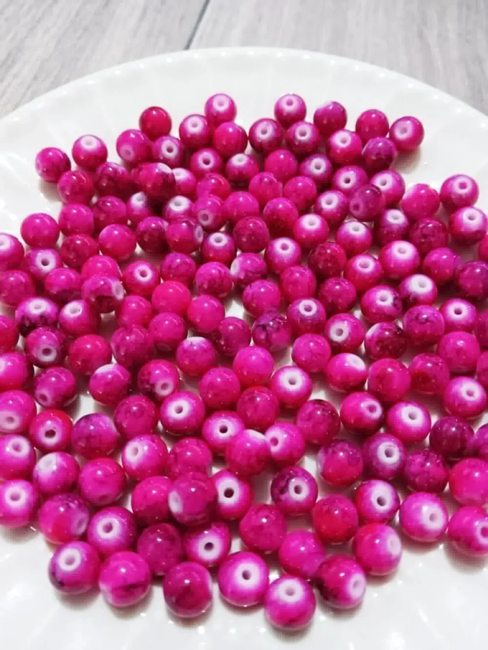 Bulk Lot of 8mm Glass Beads